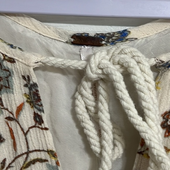 Free People Lucky Loosey Dress in Honeysuckle Combo SMALL - Picture 4 of 14